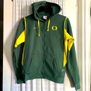 NIKE Oregon Ducks NikeFIT Full-zip Hooded Jacket, small